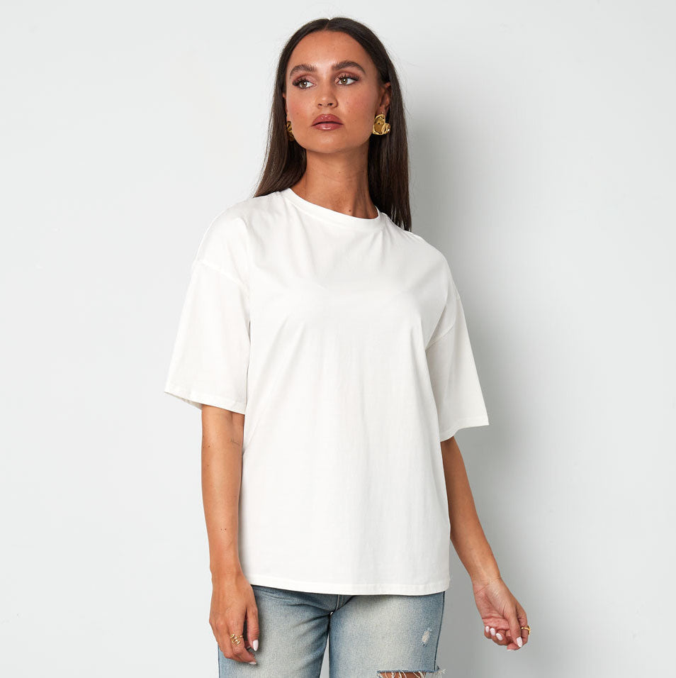 Basis T-shirt wit