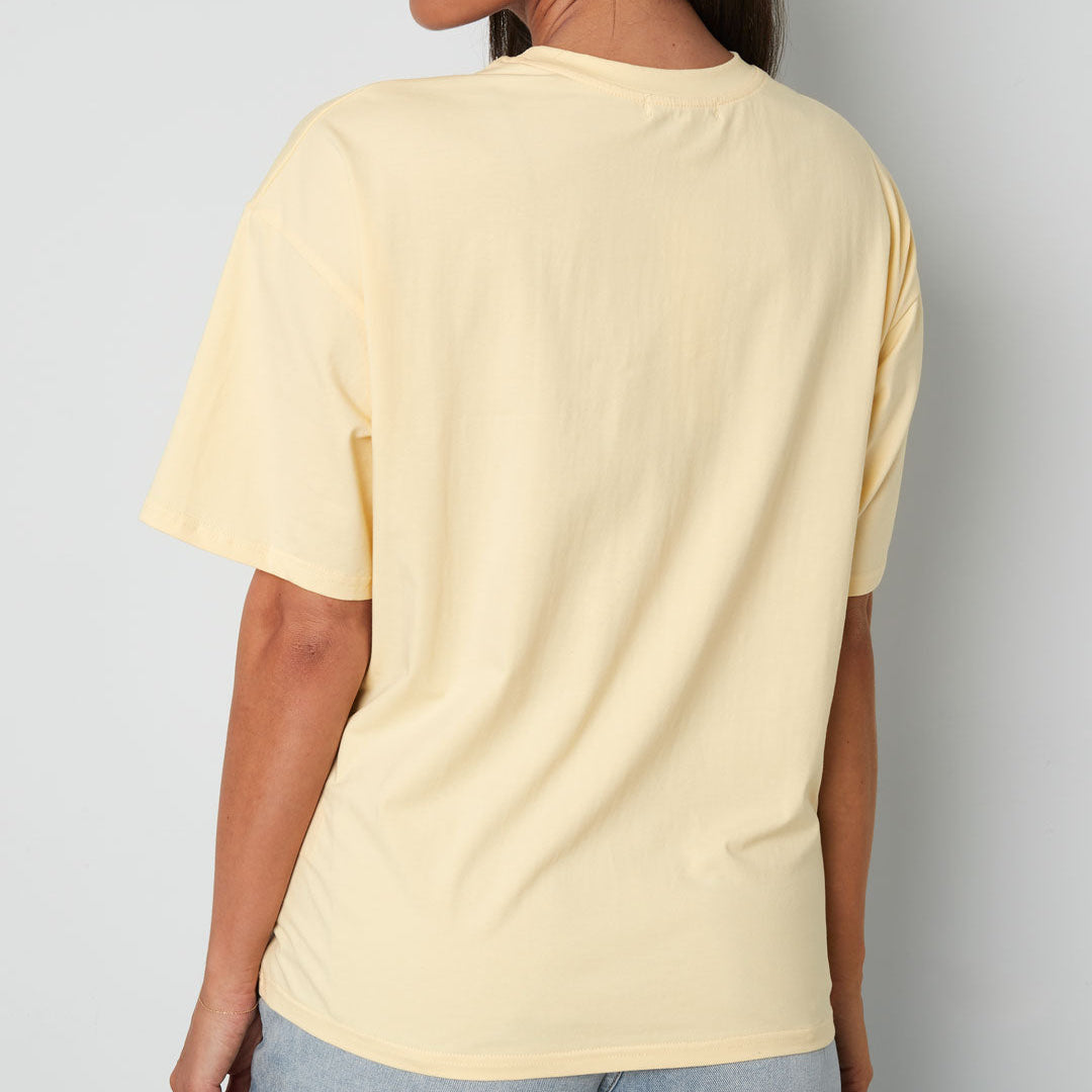 Ciao bella T-shirt geel