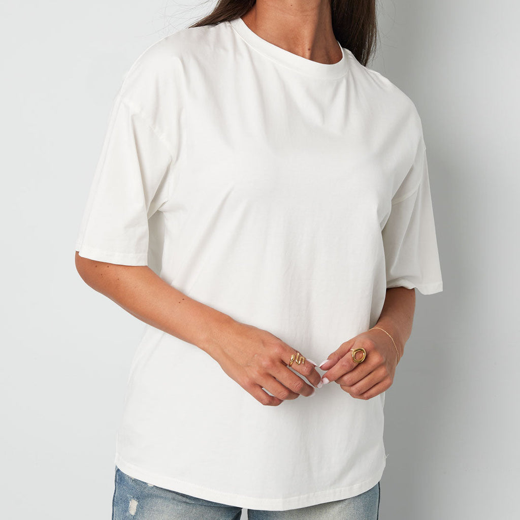 Basis T-shirt wit