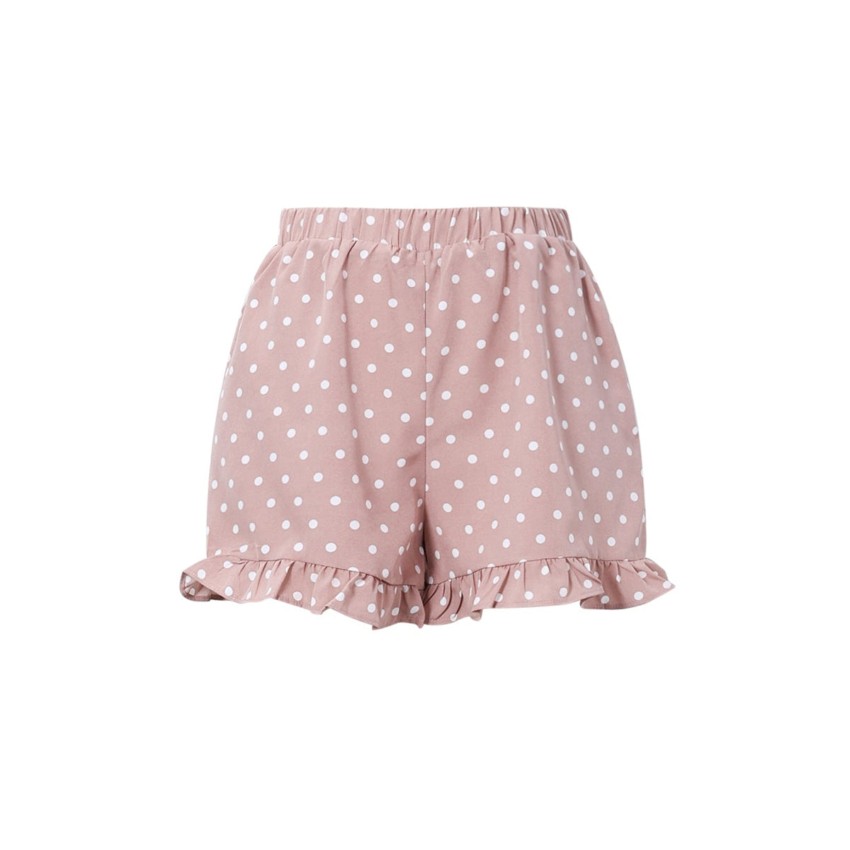 Polkadot short roze