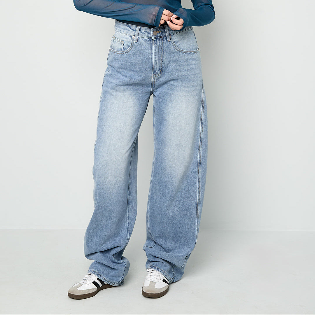 Ballon jeans blauw