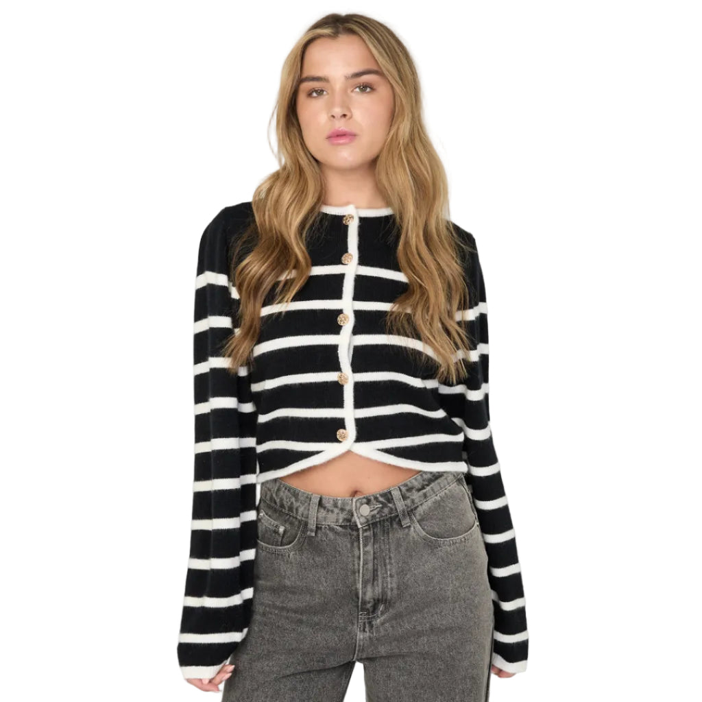 Lieve streep zwart/wit