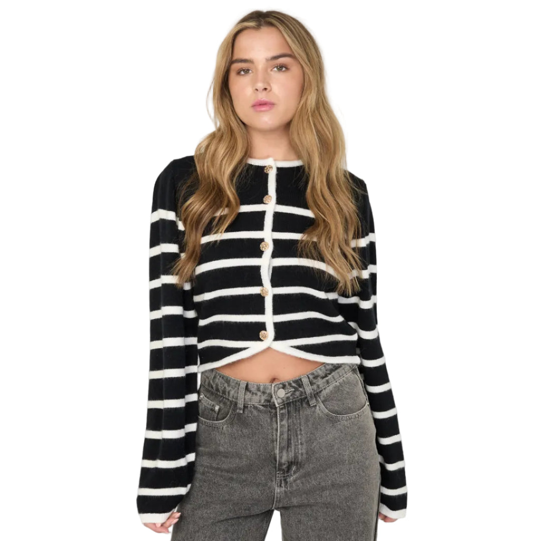 Lieve streep zwart/wit