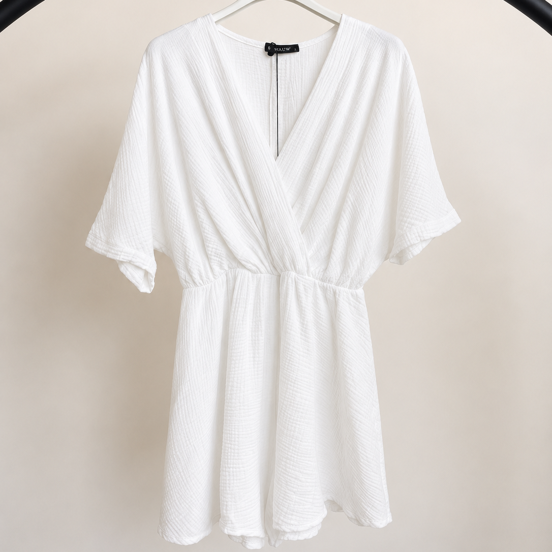 Mousseline playsuit wit