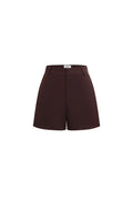 Pantalon short bordeaux