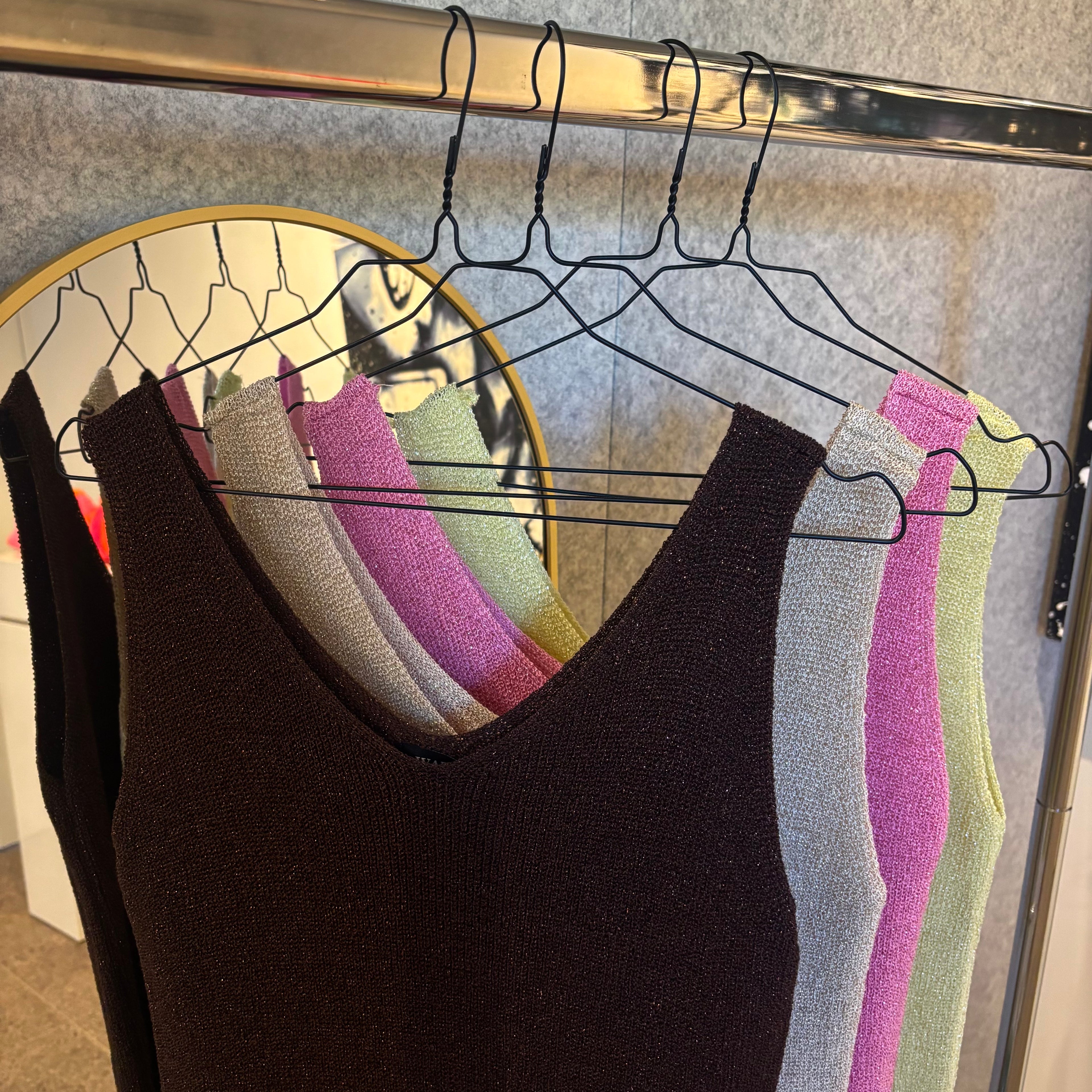 Lurex topjes diverse kleuren