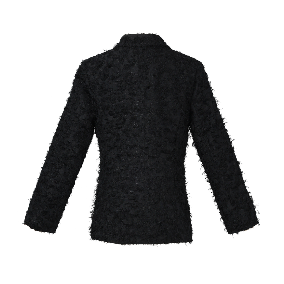 Structuur blazer zwart