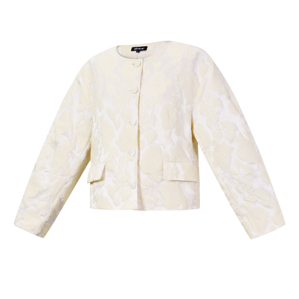 Jacquard jacket wit