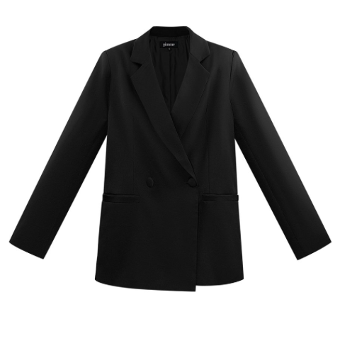Zwarte basic blazer