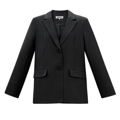 Strik blazer zwart