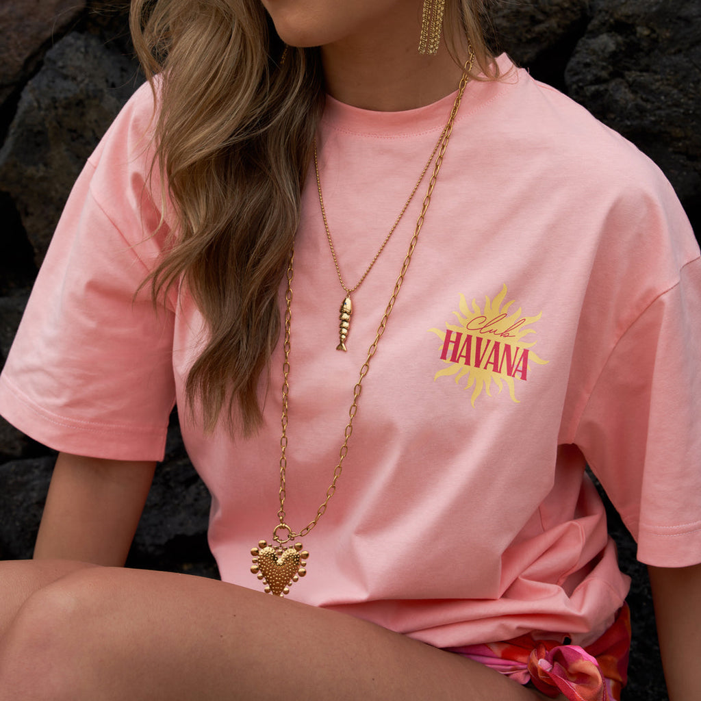 Havana T-shirt roze