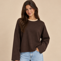 Longsleeve bruin