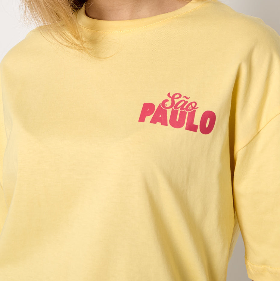 Sao Paulo T-shirt geel