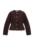 Cocoon jacket bordeaux
