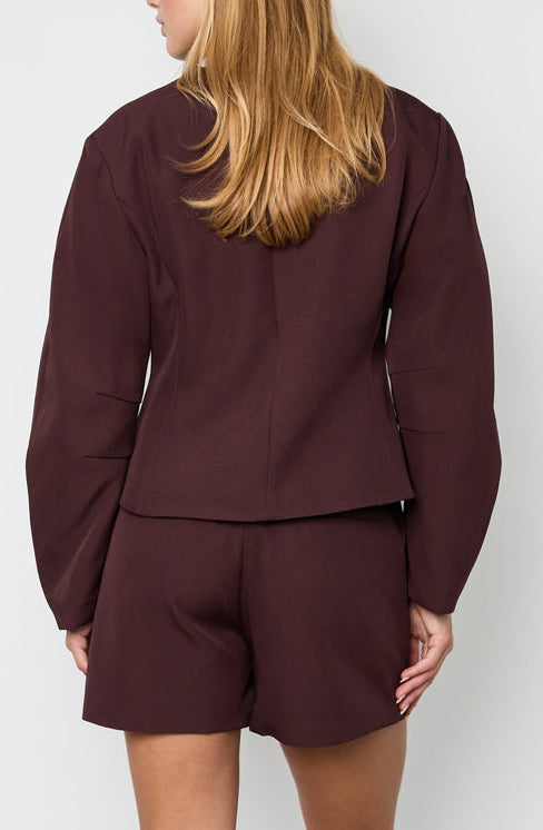 Cocoon jacket bordeaux