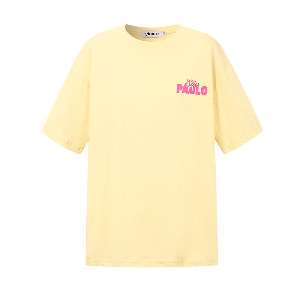Sao Paulo T-shirt geel