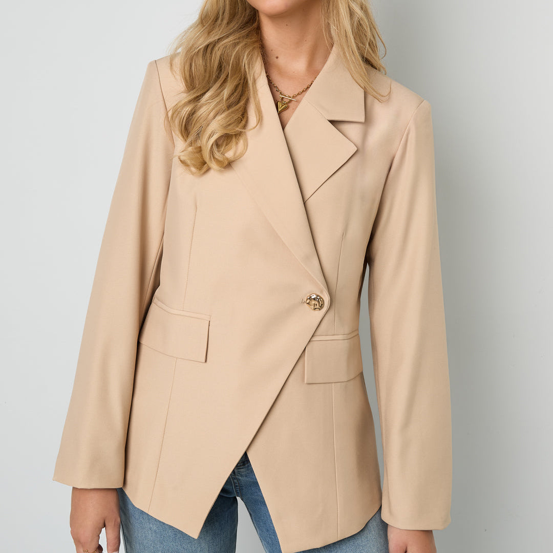 beige blazer