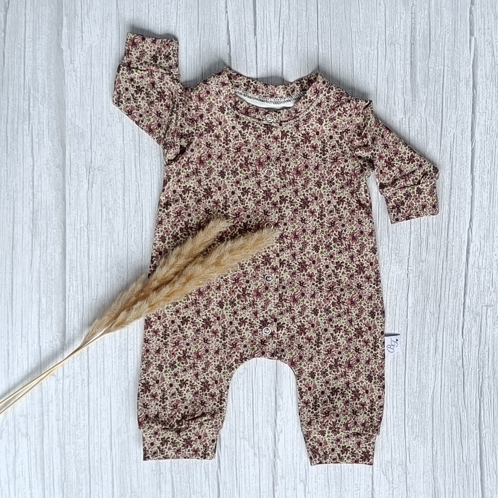 Bloemen boxpakje oud roze