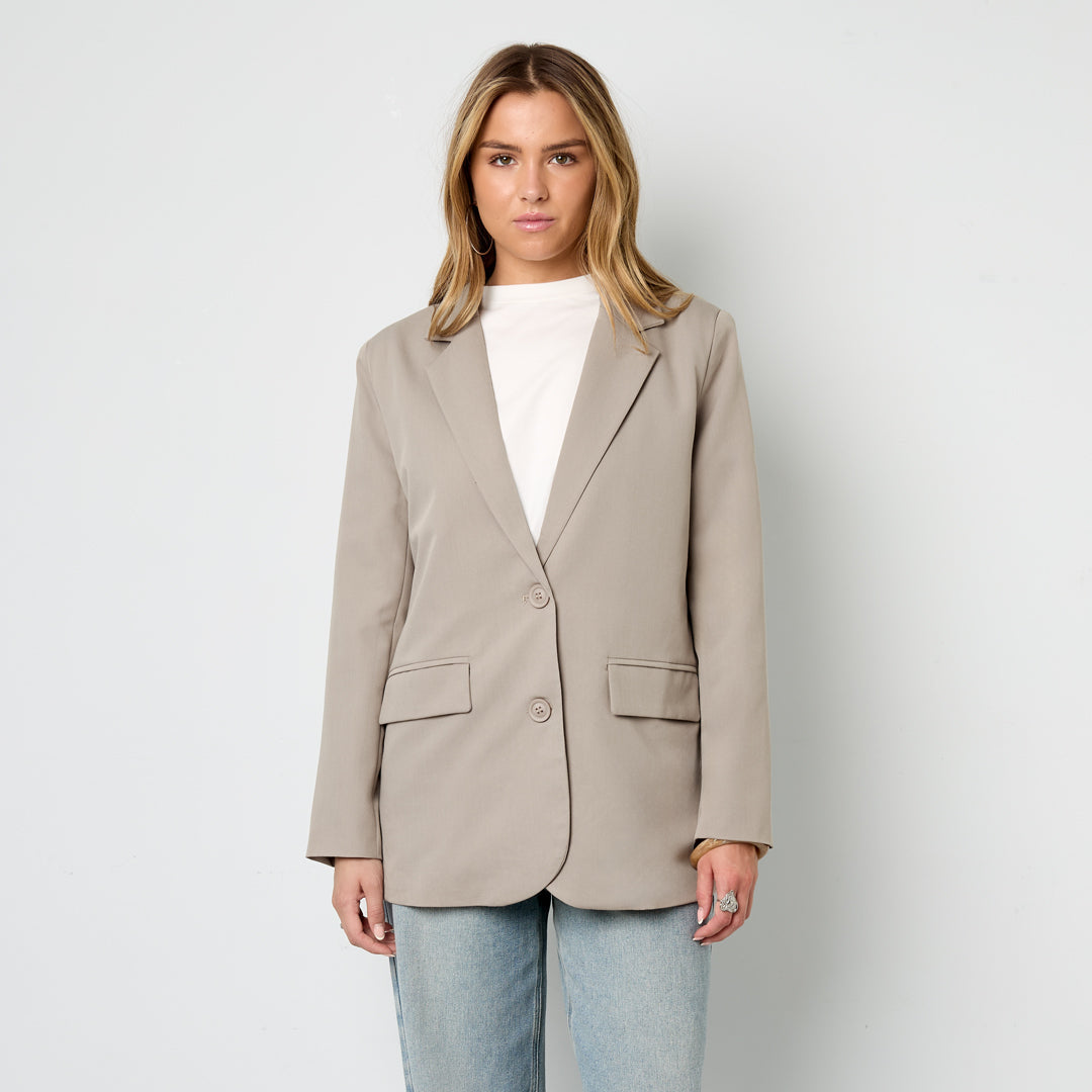 beige blazer