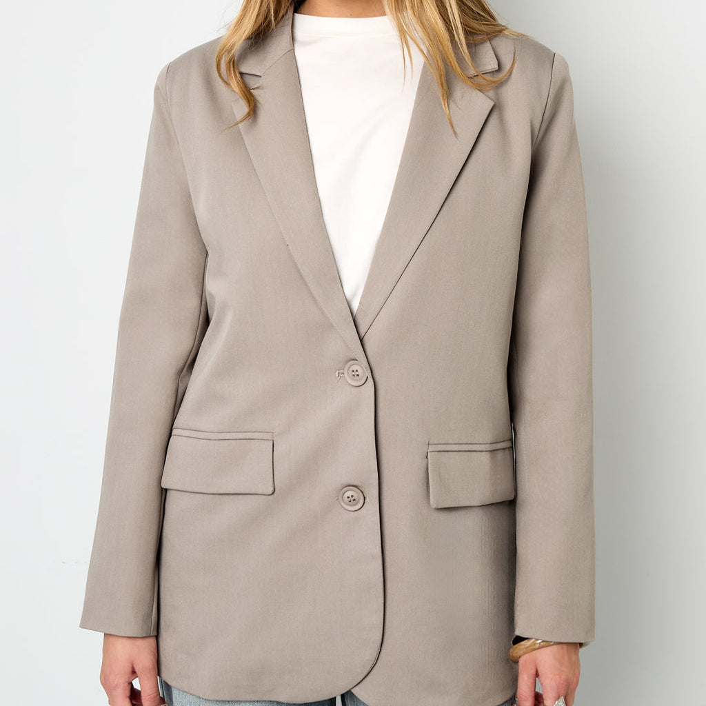 beige blazer