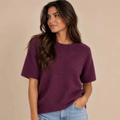 Gebreide trui burgundy