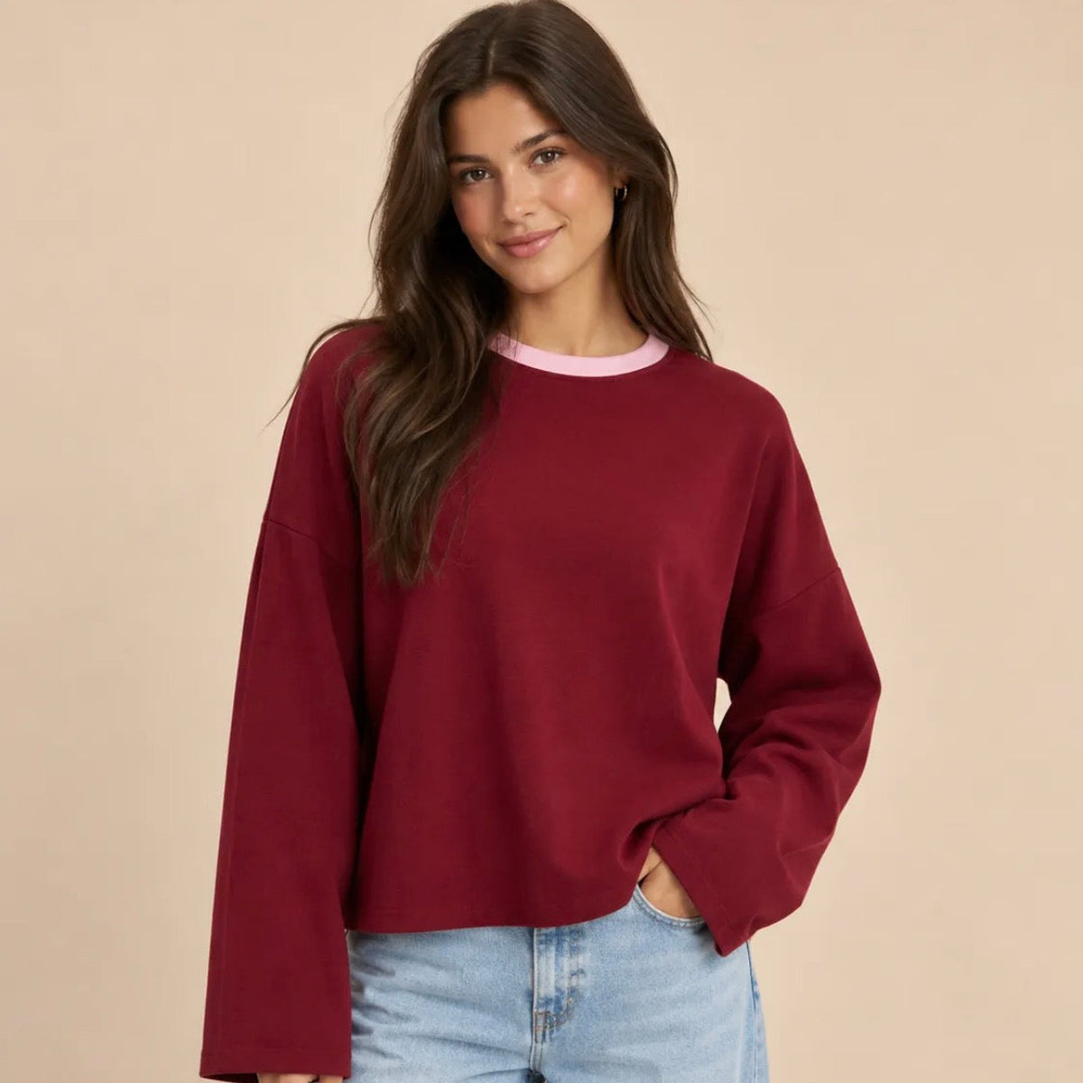 Longsleeve bordeaux