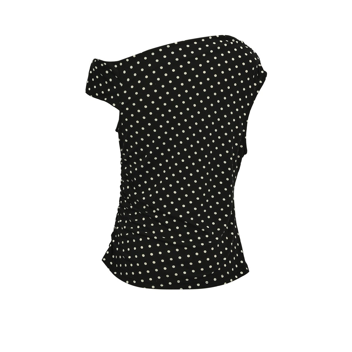 Polkadot top zwart