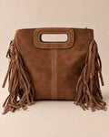Ruffle bag brown